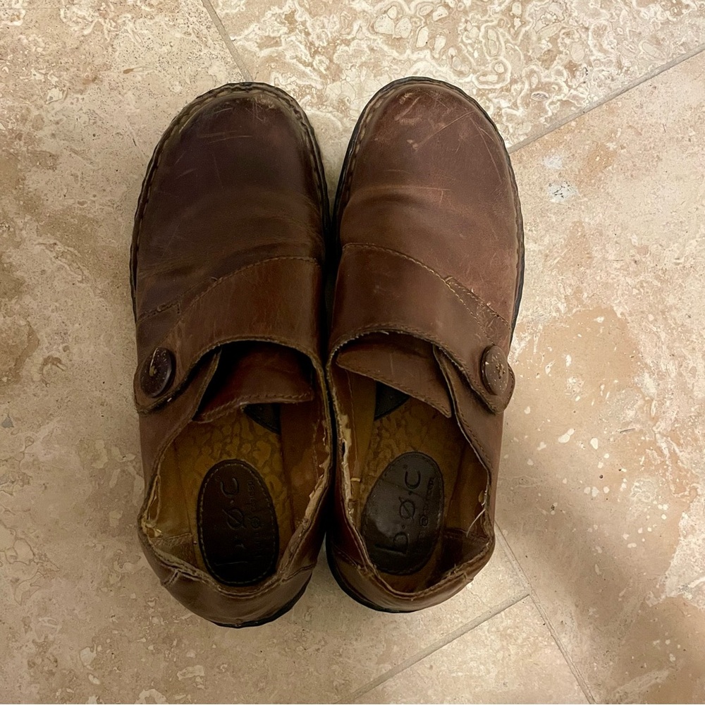 BOC born Colleta brown leather loafers shoes